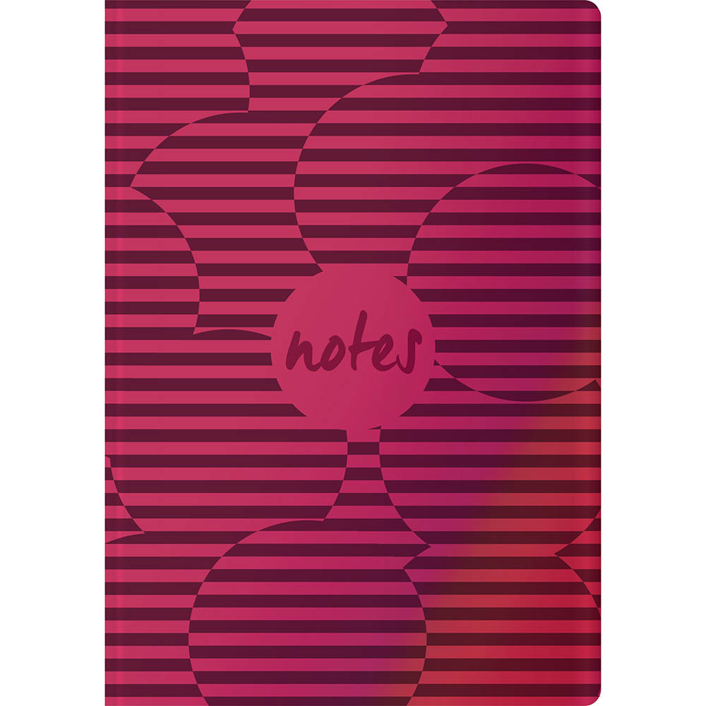 COLLINS BRILLIANCE NOTEBOOK RULED 192 PAGE A5 METALLIC PINK