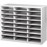 FELLOWES BANKERS BOX LITERATURE SORTER 24 COMPARTMENTS GREY