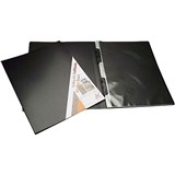 COLBY DISPLAY BOOK INSERT COVER REFILLABLE 20 POCKET A3 BLACK