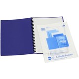 MARBIG DISPLAY BOOK REFILL A4 CLEAR PACK 10