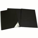 QUILL VISUAL ART DIARY 110GSM 90 PAGE A3 PP BLACK