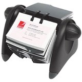 MARBIG PROFESSIONAL ROTARY BUSINESS CARD FILE 300 CAPACITY BLACK