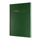 COLLINS 34M4P40 FINANCIAL YEAR DIARY WEEK TO VIEW A4 GREEN