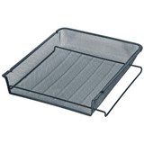 ESSELTE METAL MESH DOCUMENT TRAY PORTRAIT A4 BLACK