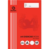 OLYMPIC E864 EXERCISE BOOK 8MM RULED 55GSM 64 PAGE A4