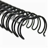 FELLOWES WIRE BINDING COMB 34 LOOP 8MM A4 BLACK PACK 100