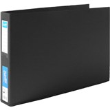 BANTEX RING BINDER PP LANDSCAPE 3D 38MM A3 BLACK