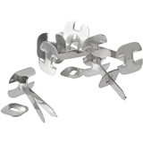 ESSELTE PAPER BINDER 63MM SILVER BOX 100