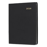 COLLINS BELMONT POCKET 337PV99 DIARY WEEK TO VIEW WITH PENCIL A7 BLACK