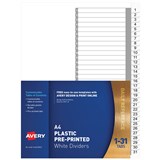 AVERY 85631 L741131 DIVIDER 131 INDEX TAB A4 WHITE