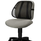 FELLOWES LUMBAR BACK SUPPORT MESH BACK 381 X 4509 X 127MMM STEEL BLACK