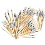EDUCATIONAL COLOURS 582 HOG HAIR PAINT BRUSH ROUND PACK 60