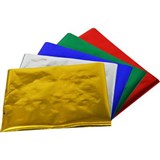 RAINBOW PREMIUM DECORATIVE FOIL PAPER 85GSM A4 ASSORTED PACK 40