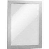 DURABLE DURAFRAME SIGN HOLDER ADHESIVE BACK A4 SILVER PACK 2