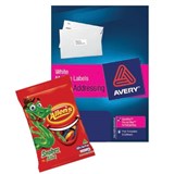 AVERY 959071 L7651 LASER LABELS MINI ADDRESS 65 PER SHEET WHITE PACK 100  BONUS ALLENS SNAKES BUNDLE
