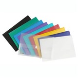 BANTEX POLYDOC DOCUMENT WALLET FOOLSCAP BLUE