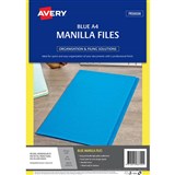 AVERY 83722 MANILLA FOLDER A4 BLUE PACK 10