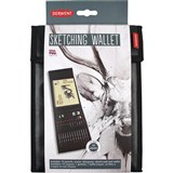 DERWENT SKETCHING WALLET 180 X 35 X 280MM ASSORTED SET 16