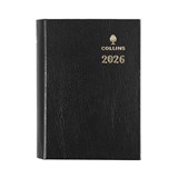 COLLINS STERLING POCKET 133PP99 DIARY DAY TO PAGE WITH PENCIL A7 BLACK