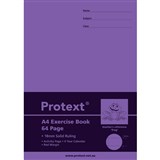 PROTEXT EXERCISE BOOK RULED 18MM 70GSM 64 PAGE A4 FROG ASSORTED