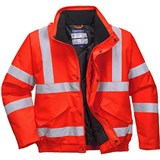 PORTWEST S463 HIVIS BOMBER JACKET ORANGE XL