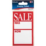 QUIKSTIK DISPLAY TICKETS WASNOW PACK 10