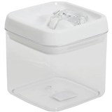 CONNOISSEUR FLIPTITE CANISTER SQUARE 1 LITRE CLEAR