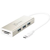J5CREATE JCH347 3PORT HUB USBC 31 WITH SDMICRO SD CARD READER