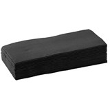 BIOPAK BIONAPKINS NAPKIN 2PLY 18 FOLD BLACK PACK 100
