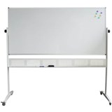 RAPIDLINE MOBILE PORCELAIN MAGNETIC WHITEBOARD 1500 X 1200 X 15MM