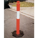 BRADY TTOP TEMPORARY BOLLARD WITH 8KG BASE ORANGE