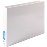 BANTEX INSERT RING BINDER PP LANDSCAPE 3D 38MM A3 WHITE