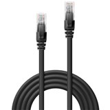 LINDY 48077 NETWORK CABLE CAT6 UUTP GIGABIT 1M BLACK