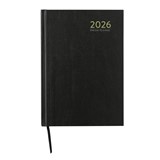 CUMBERLAND 51ECBK CASEBOUND DIARY DAY TO PAGE A5 BLACK