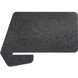 SANA ACOUSTIC DESK DIVIDER SLIDER 796 X 564 X 24MM SHADOW PACK 4