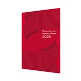 COLLINS COLPLAN 51C15 EARLY EDITION PLANNER DIARY MONTH TO VIEW A4 GEO RED