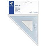 STAEDTLER 567 MARS SET SQUARE 4545 210MM CLEAR