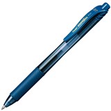 PENTEL BL107 ENERGEL X RETRACTABLE GEL INK PEN 07MM NAVY BOX 12