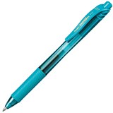 PENTEL BL107 ENERGEL X RETRACTABLE GEL INK PEN 07MM TURQUOISE BOX 12