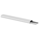 BRATECK PLASTIC CABLE COVER 250MM WHITE