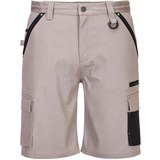 PORTWEST SLIM FIT STRETCH SHORTS SAND 107