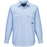 PORTWEST SYDNEY LIGHT WEIGHT SHIRT LONG SLEEVE BLUE L