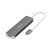 J5CREATE USBC TO 4K HDMI MULTIPORT HUB SILVER