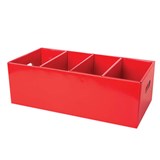 ELIZABETH RICHARDS TOTE BOX RED