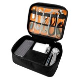 AUSTRALIAN GEOGRAPHIC TECH ORGANISER WITH CHARGER CORD BLACK