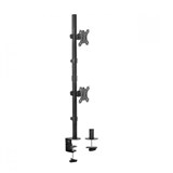 ACTIVIVA DUAL SCREEN ARTICULATING VERTICAL MONITOR ARM BLACK