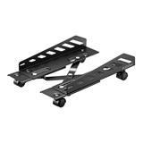 ACTIVIVA HEAVY DUTY PC MOBILE FLOOR STAND WITH CASTERS BLACK