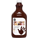 EDUCATIONAL COLOURS FRIENDSHIP COLOUR PAINT 2LITRES ESPRESSO