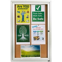 Enclosed Cork Board