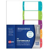 Printable Presentation Dividers